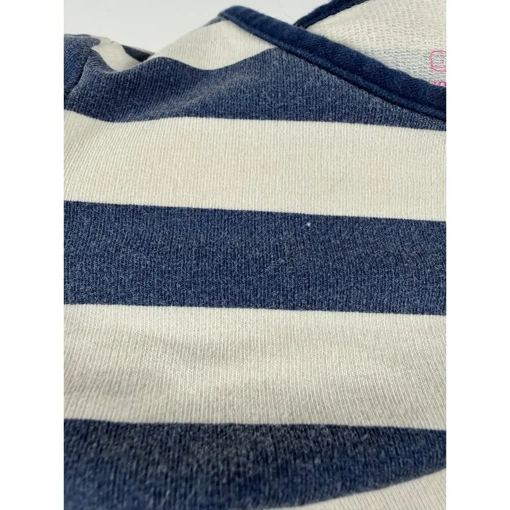 Vineyard Vines Whale Stripe Peplum Top & Whale Print Leggings Set Size 2